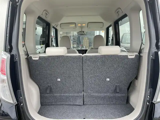 三菱 ｅＫスペース M e－アシスト 石川県 2018(平30)年 3.6万km アメジストブラック レーダーブレーキ/社外ディスプレイオーディオ/キーレスキー/シートヒーター/ベンチシート/両側スライドドア/アイドリングストップ