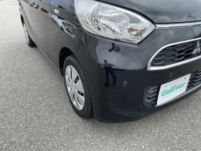 三菱 ｅＫスペース M e－アシスト 石川県 2018(平30)年 3.6万km アメジストブラック レーダーブレーキ/社外ディスプレイオーディオ/キーレスキー/シートヒーター/ベンチシート/両側スライドドア/アイドリングストップ