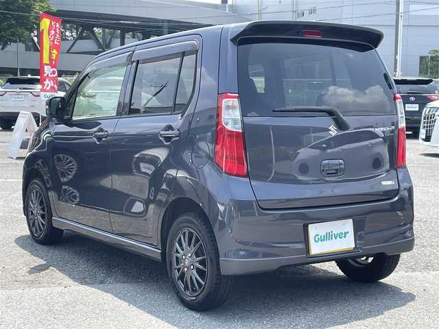 スズキ ワゴンＲ FX－LTD 千葉県 2013(平25)年 14.9万km ルナグレーパールメタリック 社外SDナビ【AVIC-MRZ05】/バックカメラ/スマートキー/アイドリングストップ/ヘッドライトレベライザー/ドアバイザー/本革巻きステアリング/社外14インチアルミホイール