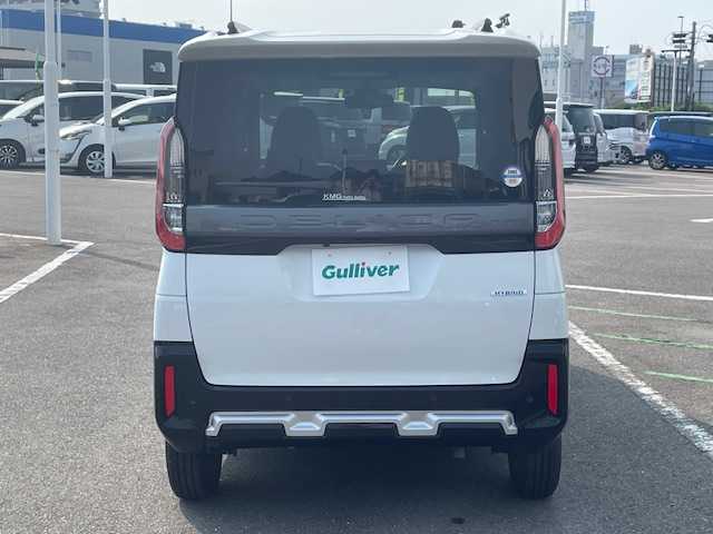 三菱 デリカミニ G 長崎県 2023(令5)年 4.3万km アメジストブラック/シルキーホワイト 社外ナビ/Bluetooth/バックカメラ/左側パワースライドドア/ハーフレザー調シート/前席シートヒーター/ステアリングスイッチ/オートライト/LEDヘッドライト/コーナーセンサー/ETC
