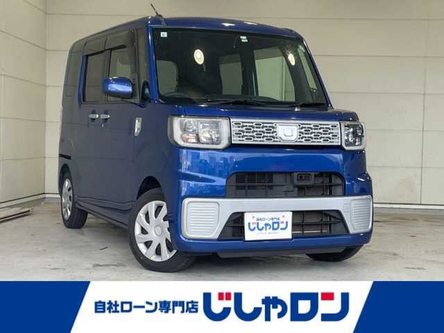 ダイハツ ウェイク L SA 沖縄県 2015(平27)年 5.2万km ブルーメタリック (株)IDOMが運営する【じしゃロンコザ店】の自社ローン専用車両になりますこちらは現金またはオートローンご利用時の価格です。自社ローンご希望の方は別途その旨お申付け下さい/・社外ナビ/・Bluetooth接続/・TV/・DVD再生/・片側パワースライドドア/・スマートキー/・プッシュスタート/・ETC/・純正フロアマット/・オートライト