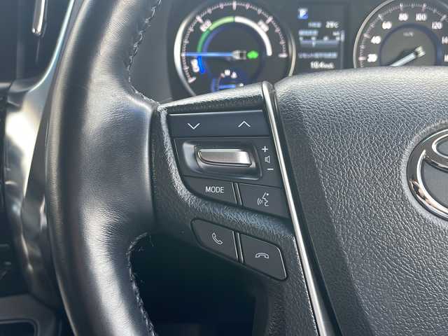トヨタ アルファードハイブリット SR Cパッケージ 青森県 2021(令3)年 6.9万km ホワイトパールクリスタルシャイン 4WD/純正9インチDAナビ・フルセグTV/純正12.1インチフリップダウンモニター/CD・DVD・Bluetooth・ミラキャスト/黒革シート/前席エアシート・ヒーター/ステアリングヒーター/両側パワースライドドア/パワーバックドア/セーフティセンス/プリクラッシュセーフティ/レーダークルーズコントロール/レーントレーシングアシスト/アダプティブハイビームシステム/パーキングサポートブレーキ/AC100V1500W/ビルトインETC/3眼LEDヘッドランプ/LEDフォグランプ/社外車高調（純正有）/社外20インチアルミ/モデリスタエアロ/スペアキー/保証書・取説書