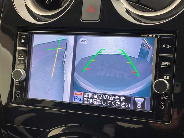 日産 ノート e－パワー X 愛媛県 2018(平30)年 4.4万km ブリリアントホワイトパール 純正ナビ/Bluetooth/DVD再生可/ドライブレコーダー//デジタルインナーミラー/アラウンドビューモニター/標識検知機能（進入禁止標識検知、最高速度標識検知、一時停止標識検知）/インテリジェント LI （車線逸脱防止支援システム）