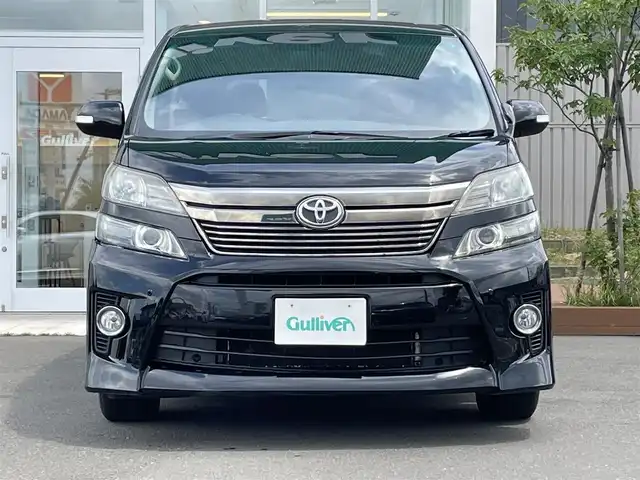 トヨタ ヴェルファイア 2．4Z 道央・札幌 2011(平23)年 7.4万km ブラック ・４WD/・ワンオーナー/・寒冷地仕様/・純正ナビ/　CD＆DVD＆BT＆TV/・バックカメラ/・コーナーセンサー/・両側パワースライドドア/・プッシュスタート/・スマートキー/・オートエアコン/・オートライト/・電動格納ミラー/・ワイパー熱線/・ビルトインETC/・MT付きAT/・ステアリングスイッチ/・純正フロアマット/・ドアバイザー/・ウィンカーミラー/・フォグライト/・HIDヘッドライト/・スペアキー