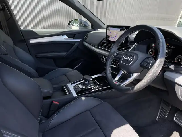 アウディ アウディ Ｑ５ SB 40TDIクワトロ Sライン 長野県 2022(令4)年 1.4万km ミトスブラックメタリック バーチャルコックピット　/３６０°ビュー　/パワーシート　/全席シートヒーター　/パークアシスト　/レーンアシスト　/プレセンス　/サイドアシスト　/パークエイド　/ＰＷバックドア　/ドライブセレクト