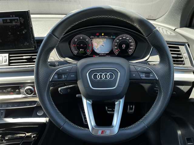 アウディ アウディ Ｑ５ SB 40TDIクワトロ Sライン 長野県 2022(令4)年 1.4万km ミトスブラックメタリック バーチャルコックピット　/３６０°ビュー　/パワーシート　/全席シートヒーター　/パークアシスト　/レーンアシスト　/プレセンス　/サイドアシスト　/パークエイド　/ＰＷバックドア　/ドライブセレクト