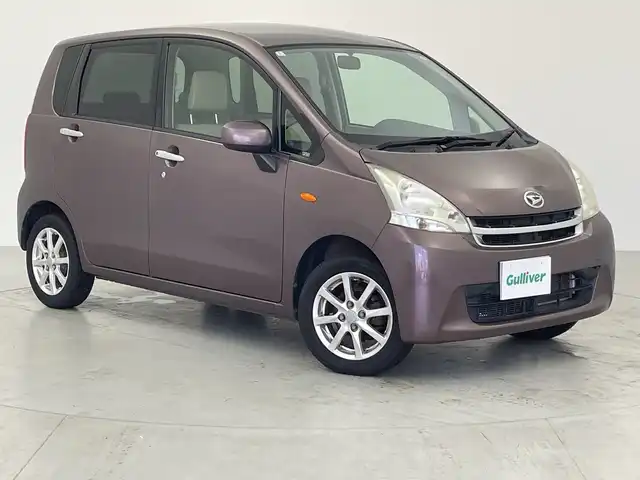 ダイハツ ムーヴ X リミテッド 愛知県 2012(平24)年 6万km シルキーマルーンクリスタルメタリック 社外ナビ/・バックカメラ/・CD/・ワンセグテレビ/スマートキー/パワーステアリング/パワーウィンドウ/純正フロアマット/純正１４インチアルミ/ハロゲンヘッドライト/オートエアコン/アイドリングストップ