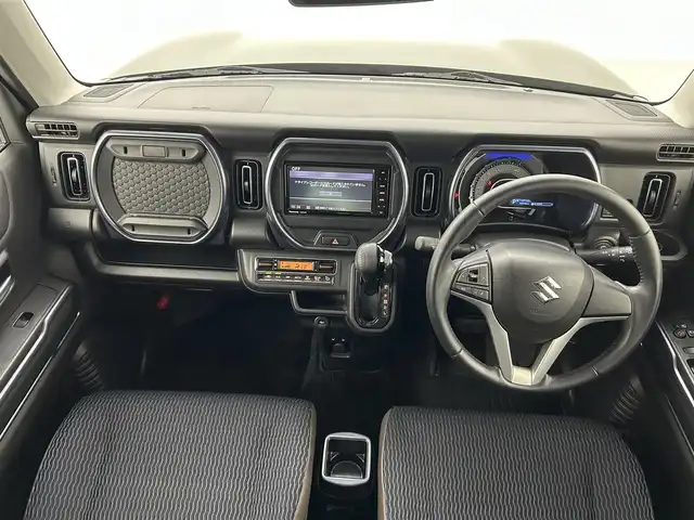 スズキ ハスラー Jスタイル 熊本県 2021(令3)年 5万km クールカーキパールメタリック/ホワイト2トーンルーフ 純正ナビCN-RZ765W（ＣＤ・ＤＶＤ・フルセグ・ＢＴ・ＵＳＢ）/全周囲カメラ　/社外前方ドライブレコーダー　/後ろのみコーナーセンサー　/スズキセーフティサポート/・衝突軽減ブレーキ/・標識認識システム/・レーンキープアシスト/・ハイビームアシスト/・先行車発進お知らせ機能/・誤発進制御機能/横滑り防止/アイドリングストップ/前席シートヒーター/ルーフレール/純正フロアマット/純正１５インチAW/オートライト/LEDヘッドライト/フォグライト/スマートキー/プッシュスタート/スペアキー1本