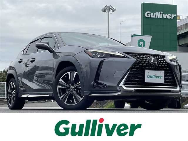 レクサス ＵＸ 250h バージョンL 愛知県 2020(令2)年 3.7万km マーキュリーグレーマイカ 純正ナビ/　（AM/FM/CD/DVD/BT）/フルセグTV/全方位カメラ/Lexus Safety System＋/・プリクラッシュセーフティ/・レーントレーシングアシスト（LTA）/・ロードサインアシスト（RSA）/ビルトインETC/レーダークルーズコントロール/D/N席シートヒーター/D/N席シートクーラー/ハンドルヒーター/ハンズフリーパワーバックドア/LEDヘッドライト/充電用USB/タイプC/スマートキー/純正フロアマット/純正アルミホイール