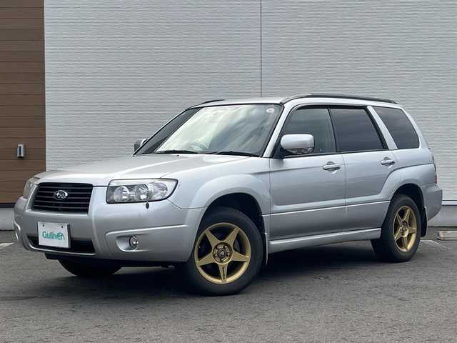 スバル フォレスター X 秋田県 2005(平17)年 13.4万km プレミアムシルバーメタリック オーディオ（AM/FM/CD)/４WD/リモコンキー/社外アルミ/アイドリングストップ/MTモード付AT/ルーフレール/純正フロアマット/純正ドアバイザー/オートエアコン/パワーステアリング/パワーウィンドウ/電動格納ウィンカーミラー/保証書/取扱説明書/記録簿