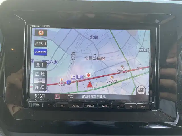 スズキ ソリオ バンディット HV MV 富山県 2022(令4)年 4.8万km ピュアホワイトP ワンオーナー/ブレーキサポート/レーダークルーズコントロール/ヘッドアップディスプレイ/アラウンドビューモニター/純正9インチナビ/フルセグTV/ＤＶＤ再生/Bluetooth/両側自動ドア/前席シートヒーター/スマートキー/コーナーセンサー/アイドリングストップ/ビルトインETC/LEDオートライト/LEDフォグライト