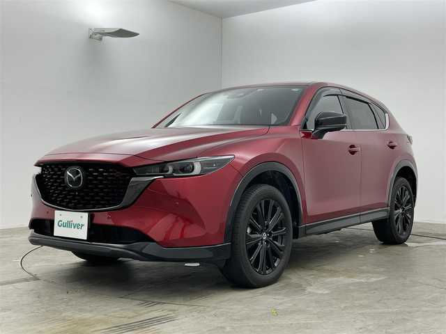 マツダ ＣＸ－５ XD スポーツアピアランス 岡山県 2022(令4)年 5.4万km ソウルレッドクリスタルM 純正10.25型SDナビゲーション/(BT/USB/スマホ連携/フルセグTV)/ドライビングポジションサポートパッケージ/・運転席10wayパワーシート＆シートメモリー/・運転席、助手席シートヒーター/・ステアリングヒーター/360°ビュー・モニター/純正ドライブレコーダー前後/衝突軽減ブレーキ/レーダークルーズコントロール/レーンキープアシスト/黒レザーシート/パワーバックドア/LEDオートヘッドライト/純正19インチAW/ETC