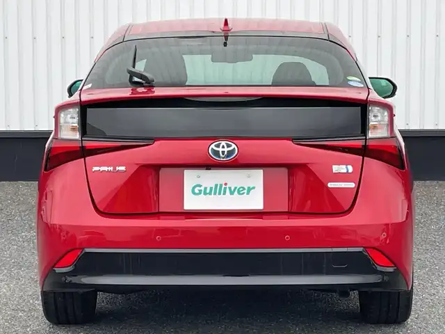 トヨタ プリウス A プレミアム　ツーリングセレ 千葉県 2019(令1)年 1.4万km エモーショナルレッドⅡ 純正9インチナビ/(フルセグTV/BT/CD/DVD/FM/AM)/バックカメラ/ブラインドスポットモニター/パーキングアシスト/ヘッドアップディスプレイ/ドライブレコーダー/衝突被害軽減システム/車線逸脱警報/レーダークルーズコントロール/レザーシート/横滑り防止装置/ビルトインETC2.0/アイドリングストップ/LEDヘッドライト/フォグランプ/オートライト/ウィンカーミラー/電動格納ミラー/純正17インチAW/シートヒーター/エアシート/シートリフター/プッシュスタート/スマートキー/フロアマット/ドアバイザー