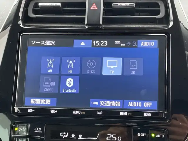 トヨタ プリウス A プレミアム　ツーリングセレ 千葉県 2019(令1)年 1.4万km エモーショナルレッドⅡ 純正9インチナビ/(フルセグTV/BT/CD/DVD/FM/AM)/バックカメラ/ブラインドスポットモニター/パーキングアシスト/ヘッドアップディスプレイ/ドライブレコーダー/衝突被害軽減システム/車線逸脱警報/レーダークルーズコントロール/レザーシート/横滑り防止装置/ビルトインETC2.0/アイドリングストップ/LEDヘッドライト/フォグランプ/オートライト/ウィンカーミラー/電動格納ミラー/純正17インチAW/シートヒーター/エアシート/シートリフター/プッシュスタート/スマートキー/フロアマット/ドアバイザー