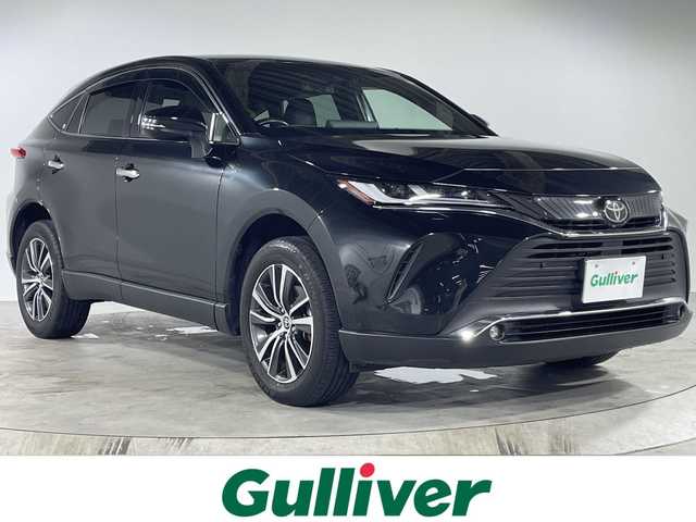 トヨタ ハリアー G 福岡県 2023(令5)年 4.1万km プレシャスブラックパール ワンオーナー/純正8インチコネクティッドナビ/　（AM/FM/Miracast/Bluetooth/フルセグTV/ナビ有）/バックカメラ/トヨタセーフティセンス/・プリクラッシュセーフティ/・レーントレーシングアシスト/・オートマチックハイビーム/・ロードサインアシスト/・レーダークルーズコントロール/・先行車発進告知機能/ブラインドスポットモニター/横滑り防止装置/オートライト/クリアランスソナー/コーナーセンサー/純正18インチアルミホイール/パワーバックドア/黒色ハーフレザーシート/ドラレコ付きデジタルインナーミラー/パワーシート（D席）/ビルトインETC/純正フロアマット/プッシュスタート/電格ウインカーミラー/ドアバイザー/USB-C端子×5/アクセサリーソケット/ISOFIX/保証書/取扱説明書/ナビ取扱説明書