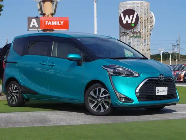トヨタ シエンタ ファンベースG クエロ 千葉県 2020(令2)年 3.1万km ラディアントグリーンM ワンオーナー/Toyota Safety Sense/・プリクラッシュセーフティ/・レーンディパーチャーアラート/・オートハイビーム/両側パワースライドドア/ハーフレザーシート/純正SDナビ/地デジTV/【DVD/CD再生機能　Bluetooth接続】/パノラミックビューモニター/ETC/LEDヘッドライト/フォグライト/ウインカーミラー/クリアランスソナー/純正16インチアルミホイル/スマートキー
