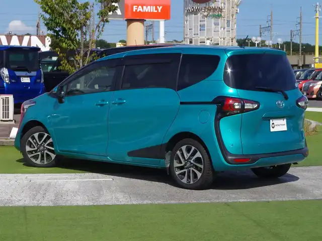 トヨタ シエンタ ファンベースG クエロ 千葉県 2020(令2)年 3.1万km ラディアントグリーンM ワンオーナー/Toyota Safety Sense/・プリクラッシュセーフティ/・レーンディパーチャーアラート/・オートハイビーム/両側パワースライドドア/ハーフレザーシート/純正SDナビ/地デジTV/【DVD/CD再生機能　Bluetooth接続】/パノラミックビューモニター/ETC/LEDヘッドライト/フォグライト/ウインカーミラー/クリアランスソナー/純正16インチアルミホイル/スマートキー