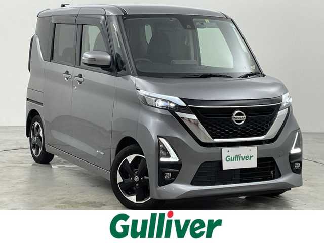 日産 ルークス HWS X プロパイロットED 福岡県 2020(令2)年 4.3万km チタニウムグレーメタリック 純正９型ナビ（フルセグＴＶ）　/アラウンドビューモニター　/ＥＴＣ　/ナビ連動前方ドラレコ　/プロパイロット　/コーナーセンサー　/エマージェンシーブレーキ　/レーンキープ　/両側電動スライドドア　/純正１４インチＡＷ