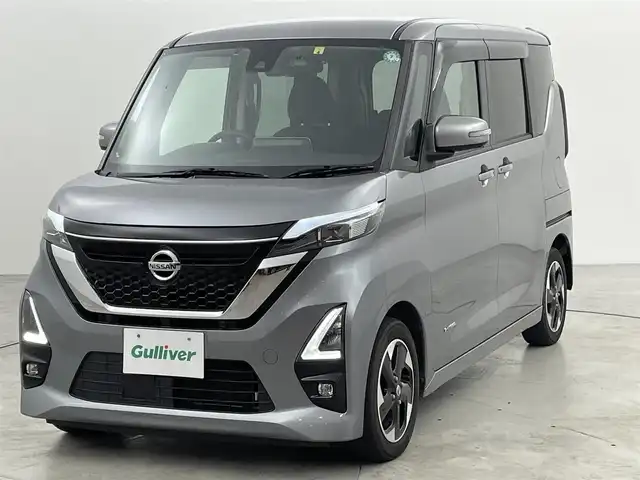 日産 ルークス HWS X プロパイロットED 福岡県 2020(令2)年 4.3万km チタニウムグレーメタリック 純正９型ナビ（フルセグＴＶ）　/アラウンドビューモニター　/ＥＴＣ　/ナビ連動前方ドラレコ　/プロパイロット　/コーナーセンサー　/エマージェンシーブレーキ　/レーンキープ　/両側電動スライドドア　/純正１４インチＡＷ