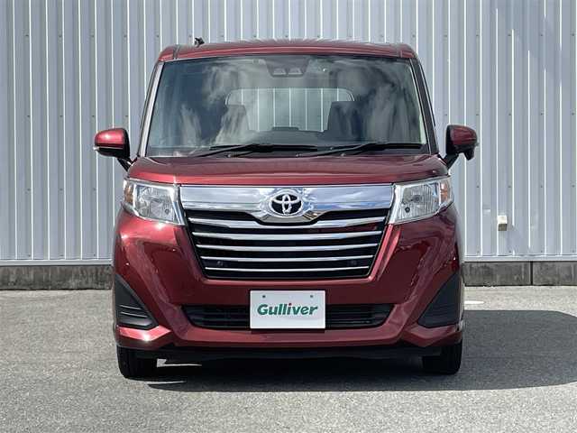 トヨタ ルーミー G－T 福岡県 2020(令2)年 2.8万km ファイアークォーツレッドM スマートアシスト/衝突軽減ブレーキ/純正ナビ（ＮＳＺＴ－Ｗ６８Ｔ）/バックカメラ/両側パワースライドドア/前席シートヒーター/クルーズコントロール/レーンアシスト/ビルトインETC/コーナーセンサー/オートライト/オートハイビーム/シートバックテーブル/ロールサンシェード/ドラレコ