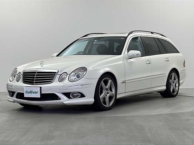 メルセデス・ベンツ Ｅ３５０ ワゴン アバンギャルド 栃木県 2008(平20)年 11.5万km カルサイトホワイト 黒革シート/サンルーフ/ルーフレール/純正ナビ/パドルシフト/D/Nパワーシート/D/Nシートヒーター/パワーバックドア/ETC/スペアキー