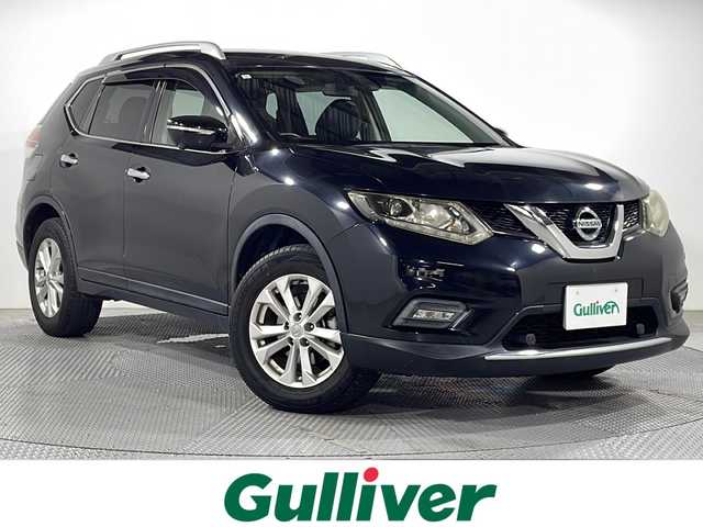 日産 エクストレイル 20Xt エマージェンシーブレーキ 広島県 2017(平29)年 5.4万km ダイヤモンドブラック メーカーナビ/アラウンドビューモニター/パワーバックドア/シートヒーター/エマージェンシーブレーキ/クルーズコントロール/LEDヘッドランプ/オートライト/純正17インチAW/ステアリングスイッチ/スマートキー/ETC/USB入力端子