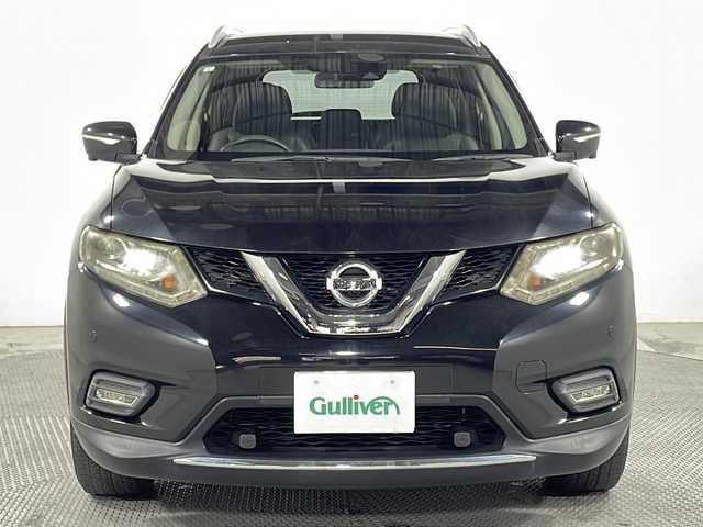 日産 エクストレイル 20Xt エマージェンシーブレーキ 広島県 2017(平29)年 5.4万km ダイヤモンドブラック メーカーナビ/アラウンドビューモニター/パワーバックドア/シートヒーター/エマージェンシーブレーキ/クルーズコントロール/LEDヘッドランプ/オートライト/純正17インチAW/ステアリングスイッチ/スマートキー/ETC/USB入力端子