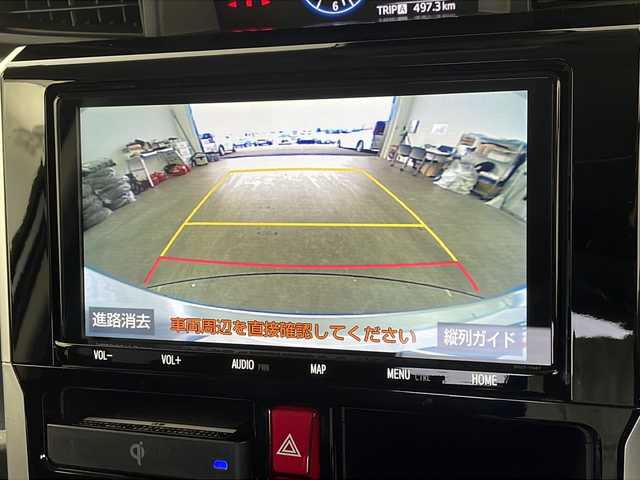 トヨタ ルーミー カスタムG 栃木県 2024(令6)年 1.1万km ブライトシルバーM ワンオーナー/純正9インチナビ/フルセグTV/Bluetooth/CD/DVD/バックカメラ/スマートアシスト/衝突回避支援ブレーキ機能/レーンキープアシスト/レーダークルーズコントロール/ロードサインアシスト/先行車発進お知らせ機能/クリアランスソナー/両側パワースライドドア/シートヒーター/LEDオートライト/純正AW/保証書