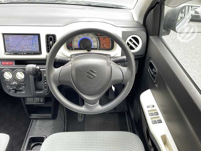 スズキ アルト L 福岡県 2017(平29)年 8.5万km シルキーシルバーメタリック 純正ナビ/（AM/FM/CD/DVD/SD/USB/Bluetooth/ワンセグTV）/アイドリングストップ/横滑り防止/衝突軽減ブレーキ/ETC2.0/ドライブレコーダー前後（SDカード有り）/純正フロアマット/保証書/取扱説明書