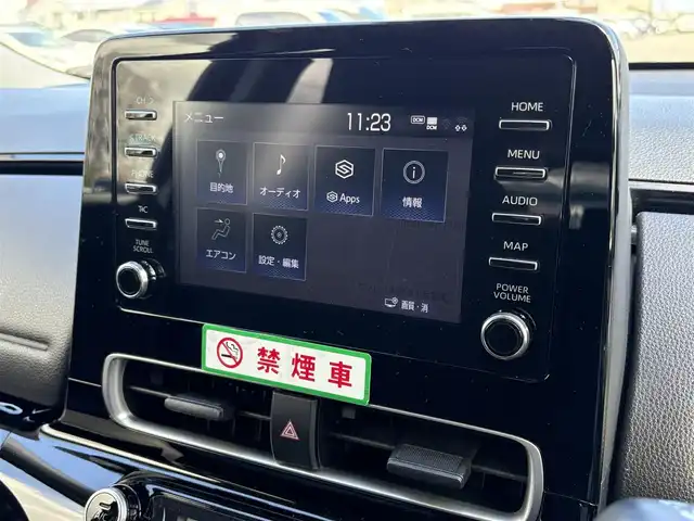 トヨタ アクア X 大分県 2022(令4)年 4.9万km ブラックマイカ ・ナビ(USB/BT/Miracast)/・バックカメラ/・AC100V/・レーダークルーズコントロール/・プリクラッシュセーフティ/・レーンキープアシスト/・ETC/・オートハイビーム/・ステアリングリモコン/・スマートキー/・プッシュスタート