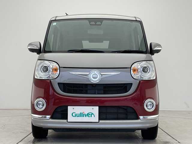 ダイハツ ムーヴ キャンバス G ブラックインテリア VS SAⅢ 愛知県 2021(令3)年 3.2万km スムースグレーマイカメタリック/ファイアークォーツレッドメタリック 2トーン 純正ナビ/全方位カメラ/両側パワースライドドア/シートヒーター/コーナーセンサー/レーンキープアシスト/衝突軽減システム/フルセグ/CD DVD/Bluetooth/ステアリングスイッチ/スマートキー/プッシュスタート