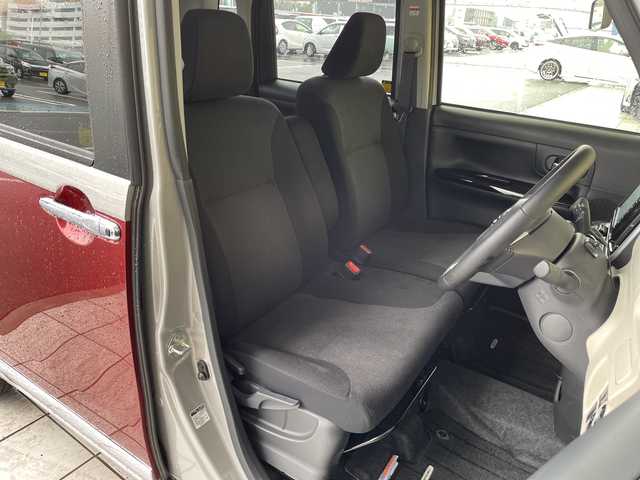 ダイハツ ムーヴ キャンバス G ブラックインテリア VS SAⅢ 愛知県 2021(令3)年 3.2万km スムースグレーマイカメタリック/ファイアークォーツレッドメタリック 2トーン 純正ナビ/全方位カメラ/両側パワースライドドア/シートヒーター/コーナーセンサー/レーンキープアシスト/衝突軽減システム/フルセグ/CD DVD/Bluetooth/ステアリングスイッチ/スマートキー/プッシュスタート