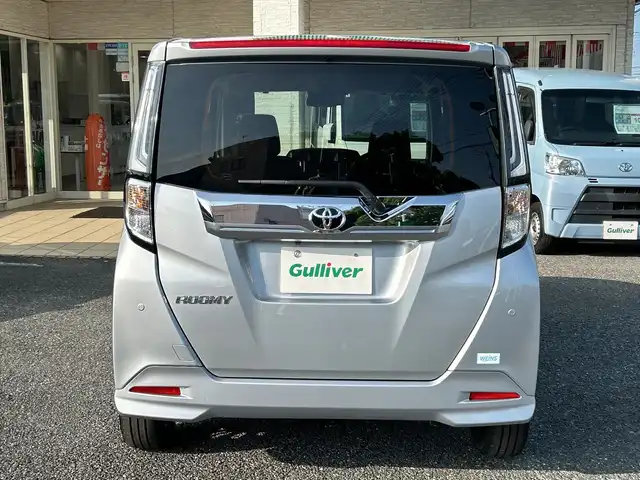 トヨタ ルーミー カスタムG－T 千葉県 2025(令7)年 0.1千km ブライトシルバーM ワンオーナー　９型ディスプレイオーディオ　バックカメラ　ＴＶ　ＥＴＣ　アップルカープレイ　追従クルコン　衝突軽減　両側電動スライドドア　HDMI アイドリングストップ　純正１５インチＡＷ　保証書　取説