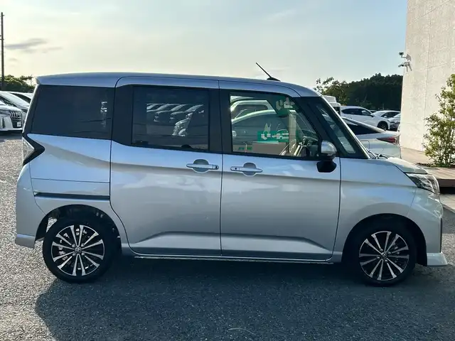 トヨタ ルーミー カスタムG－T 千葉県 2025(令7)年 0.1千km ブライトシルバーM ワンオーナー　９型ディスプレイオーディオ　バックカメラ　ＴＶ　ＥＴＣ　アップルカープレイ　追従クルコン　衝突軽減　両側電動スライドドア　HDMI アイドリングストップ　純正１５インチＡＷ　保証書　取説