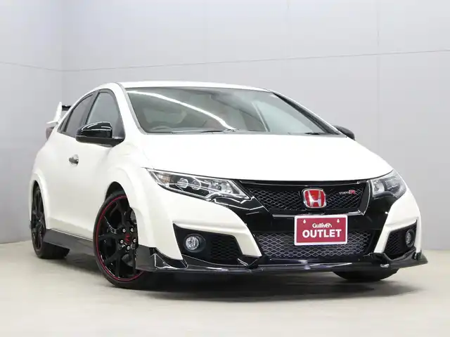 ホンダ シビック タイプR 三重県 2016(平28)年 1.9万km チャンピオンシップホワイト 6MT/純正ナビ（VXM-165VFi)/　フルセグTV/CD/DVD/Bluetooth/バックカメラ/ETC/LEDヘッドライト/フォグランプ/オートライト/クルーズコントロール/ステアリングリモコン/ブレンボキャリパー/シートリフター /センターコンソール/19インチアルミホイール/オートエアコン