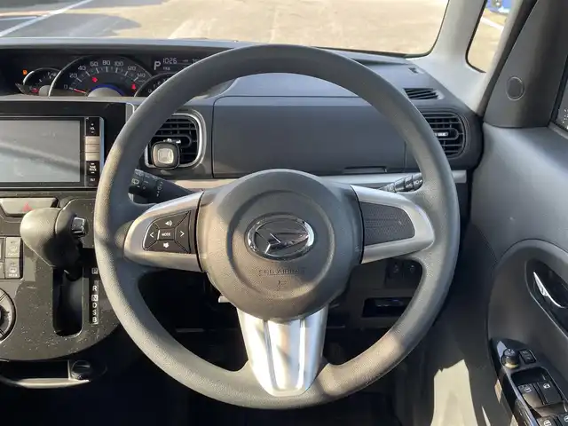 ダイハツ タント カスタム X トップED SAⅡ 長崎県 2015(平27)年 8万km ディープブルークリスタルマイカ 社外SDナビ/CD/DVD/BT/フルセグTV/バックカメラ/左側パワースライドドア/合皮ハーフレザーシート/スマートアシスト2/LEDヘッドライト/オートライト/純正14インチAW/ETC