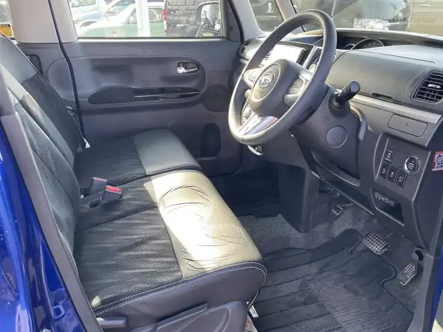 ダイハツ タント カスタム X トップED SAⅡ 長崎県 2015(平27)年 8万km ディープブルークリスタルマイカ 社外SDナビ/CD/DVD/BT/フルセグTV/バックカメラ/左側パワースライドドア/合皮ハーフレザーシート/スマートアシスト2/LEDヘッドライト/オートライト/純正14インチAW/ETC