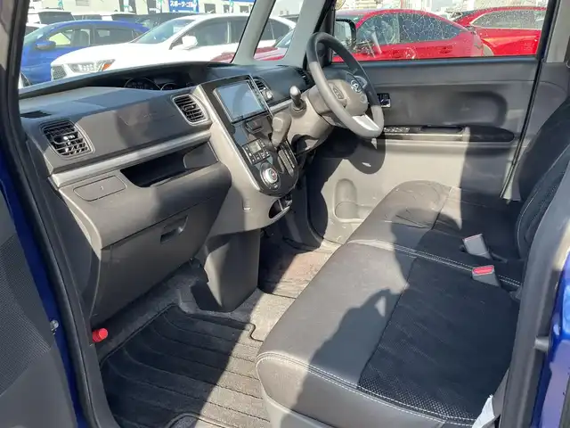 ダイハツ タント カスタム X トップED SAⅡ 長崎県 2015(平27)年 8万km ディープブルークリスタルマイカ 社外SDナビ/CD/DVD/BT/フルセグTV/バックカメラ/左側パワースライドドア/合皮ハーフレザーシート/スマートアシスト2/LEDヘッドライト/オートライト/純正14インチAW/ETC