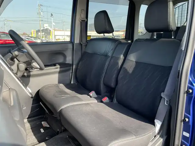 ダイハツ タント カスタム X トップED SAⅡ 長崎県 2015(平27)年 8万km ディープブルークリスタルマイカ 社外SDナビ/CD/DVD/BT/フルセグTV/バックカメラ/左側パワースライドドア/合皮ハーフレザーシート/スマートアシスト2/LEDヘッドライト/オートライト/純正14インチAW/ETC