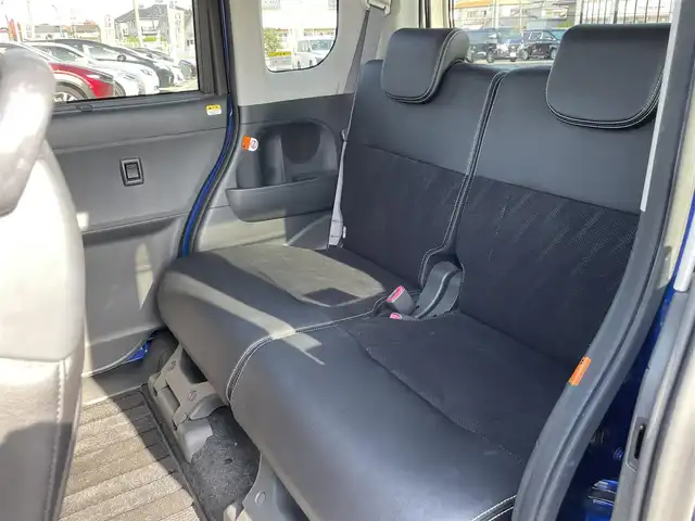 ダイハツ タント カスタム X トップED SAⅡ 長崎県 2015(平27)年 8万km ディープブルークリスタルマイカ 社外SDナビ/CD/DVD/BT/フルセグTV/バックカメラ/左側パワースライドドア/合皮ハーフレザーシート/スマートアシスト2/LEDヘッドライト/オートライト/純正14インチAW/ETC