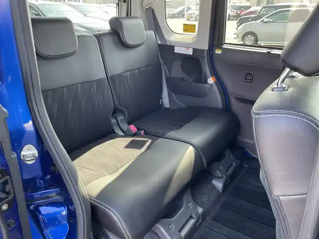 ダイハツ タント カスタム X トップED SAⅡ 長崎県 2015(平27)年 8万km ディープブルークリスタルマイカ 社外SDナビ/CD/DVD/BT/フルセグTV/バックカメラ/左側パワースライドドア/合皮ハーフレザーシート/スマートアシスト2/LEDヘッドライト/オートライト/純正14インチAW/ETC