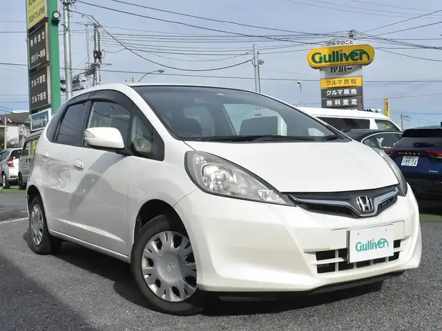 ホンダ フィット G スマートセレ ファインスタイル 神奈川県 2013(平25)年 5.2万km 白 ワンオーナー/社外メモリナビ/BTオーディオ/地デジTV/CD/DVD/ETC/ドアバイザー/純正フロアマット/保証書/取説ナビ説