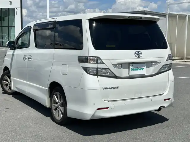 トヨタ ヴェルファイア 2．4Z プラチナセレクションⅡ 奈良県 2010(平22)年 18.5万km ホワイトパールクリスタルシャイン 両側パワースライドドア/純正ナビ(ワンセグTV/CD/DVD/AM・FM/BT/AUX)/純正フリップダウンモニター/バックカメラ/ETC/本革巻きステアリング/純正17インチアルミホイール/純正フロアマット