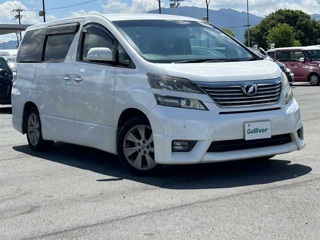 トヨタ ヴェルファイア 2．4Z プラチナセレクションⅡ 奈良県 2010(平22)年 18.5万km ホワイトパールクリスタルシャイン 両側パワースライドドア/純正ナビ(ワンセグTV/CD/DVD/AM・FM/BT/AUX)/純正フリップダウンモニター/バックカメラ/ETC/本革巻きステアリング/純正17インチアルミホイール/純正フロアマット