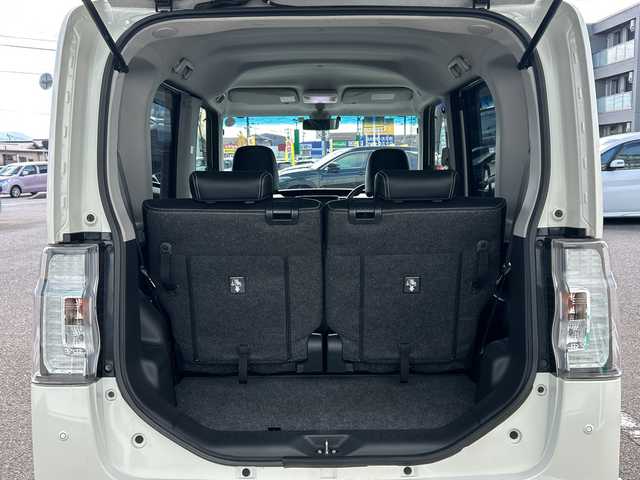 ダイハツ タント カスタム RS トップED SAⅡ 石川県 2016(平28)年 6.1万km パールホワイトⅢ 8インチ純正ナビ　/フルセグ　/ＤＶＤ　/Ｂｌｕｅｔｏｏｔｈ　/バックカメラ　/ＥＴＣ　/両側パワースライドドア　/ハーフレザーシート　/ベンチシート　/純正フロアマット/純正アルミホイール　/衝突被害軽減ブレーキ　/Ｗ＋サイドエアバッグ/スペアキー1本/保証書/取扱説明書