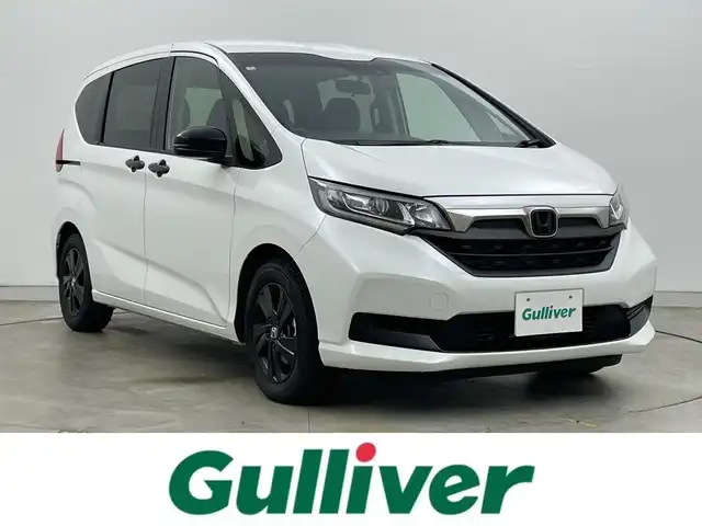 ホンダ フリード ハイブリット G ブラックスタイル 岡山県 2022(令4)年 3.5万km プラチナホワイトパール 純正ナビ(VXM-224VFi)/【CD/DVD/BT/USB/フルセグ】/両側電動スライドドア　/レーダークルーズコントロール　/ＥＴＣ　/シートヒーター前席　/ＬＥＤヘッドライト　/バックカメラ　/ドライブレコーダー前後/スマートキー　/アイドリングストップ/オートエアコン/オートライト/禁煙車