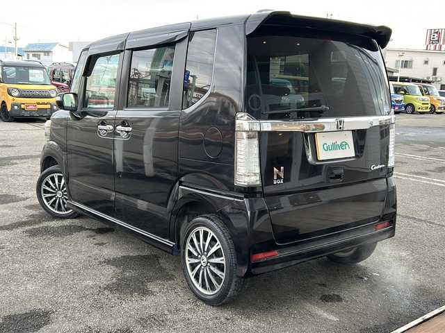 ホンダ Ｎ ＢＯＸ カスタム G ターボパッケージ 秋田県 2013(平25)年 6万km プレミアムゴールドパープルパール 社外メモリナビ/社外CD、DVD、TV/両側パワースライドドア/バックカメラ/純正15インチAW/ETC/スペアキー