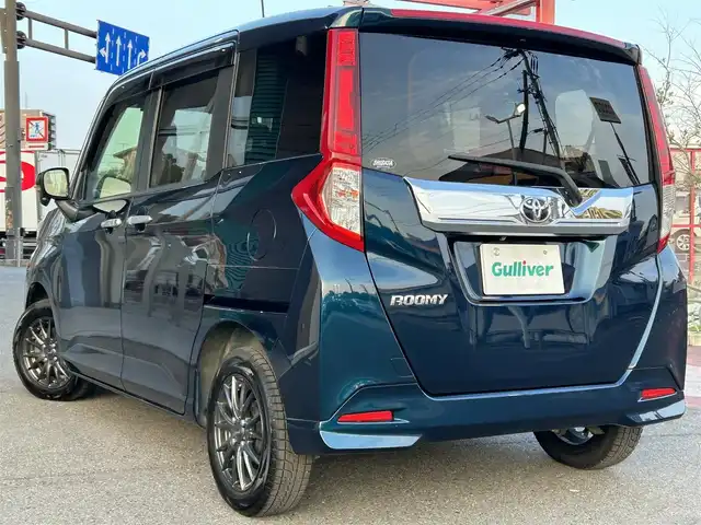 トヨタ ルーミー カスタムG 香川県 2017(平29)年 5.4万km レーザーブルークリスタルシャイン 純正SDナビ/ワンセグ/CD/Bluetooth/バックカメラ/両側パワースライドドア/前席シートヒーター/クルーズコントロール/社外14インチアルミホイール　/LEDヘッドライト/オートエアコン/スマートキー　/アイドリングストップ/ETC/純正アルミサマータイヤ積み込み