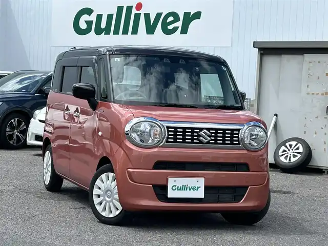スズキ ワゴンＲ スマイル HYBRID S 福島県 2021(令3)年 5.4万km コーラルオレンジメタリック/アーバンブラウン2トーン ワンオーナー/４ＷＤ/社外ナビ/・フルセグＴＶ/・ＣＤ/・ＤＶＤ/・ＳＤ/・ＭＳＶ/・Ｂｌｕｅｔｏｏｔｈ/・ＵＳＢ/バックカメラ/両側パワースライドドア/Ｄ席Ｎ席シートヒーター/衝突軽減ブレーキ/車線逸脱警報/横滑り防止/社外ＥＴＣ/エンジンスターター/ドライブレコーダー(前)/スペアキーあり