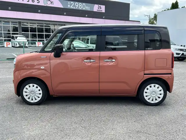 スズキ ワゴンＲ スマイル HYBRID S 福島県 2021(令3)年 5.4万km コーラルオレンジメタリック/アーバンブラウン2トーン ワンオーナー/４ＷＤ/社外ナビ/・フルセグＴＶ/・ＣＤ/・ＤＶＤ/・ＳＤ/・ＭＳＶ/・Ｂｌｕｅｔｏｏｔｈ/・ＵＳＢ/バックカメラ/両側パワースライドドア/Ｄ席Ｎ席シートヒーター/衝突軽減ブレーキ/車線逸脱警報/横滑り防止/社外ＥＴＣ/エンジンスターター/ドライブレコーダー(前)/スペアキーあり